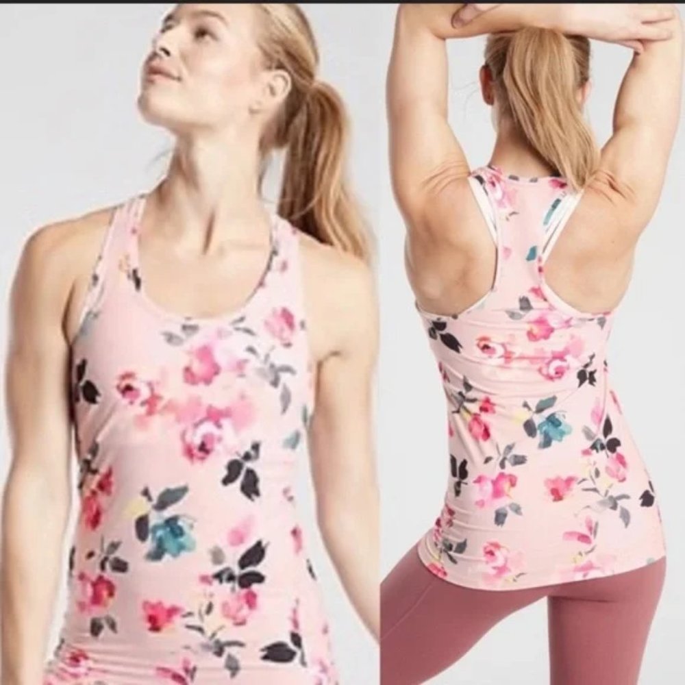 Athleta Santi Floral Tank Top XL | NWT Athleisure